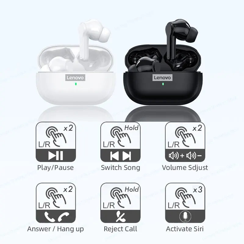 Lenovo Original  LP1S Earphones TWS Wireless Bluetooth 5.0